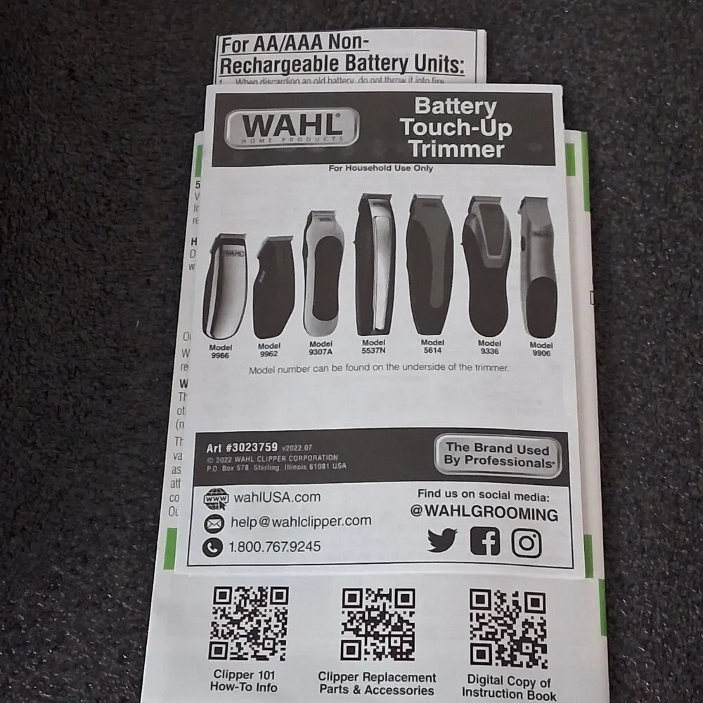 Wahl Lithium Ion Pro Men's Cordless Haircut Kit with Finishing Trimmer